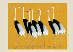Discount Hannun Affiche Japanese Red-Crowned Crane Vintage