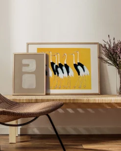 Discount Hannun Affiche Japanese Red-Crowned Crane Vintage