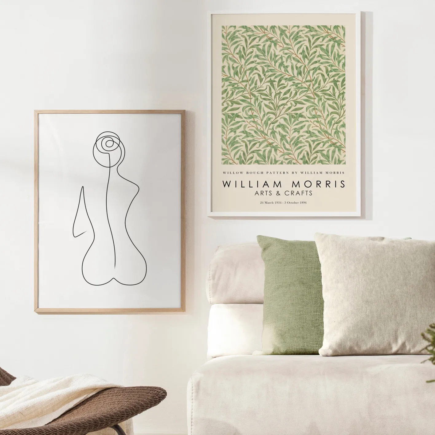 Shop Hannun Affiche Willow Bough Pattern