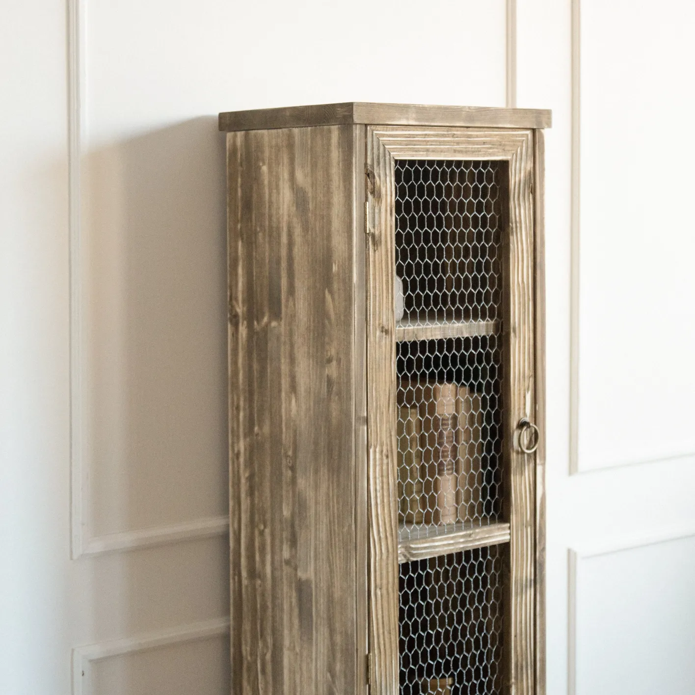 Flash Sale Hannun Armoire étroite Adar Noyerrustique