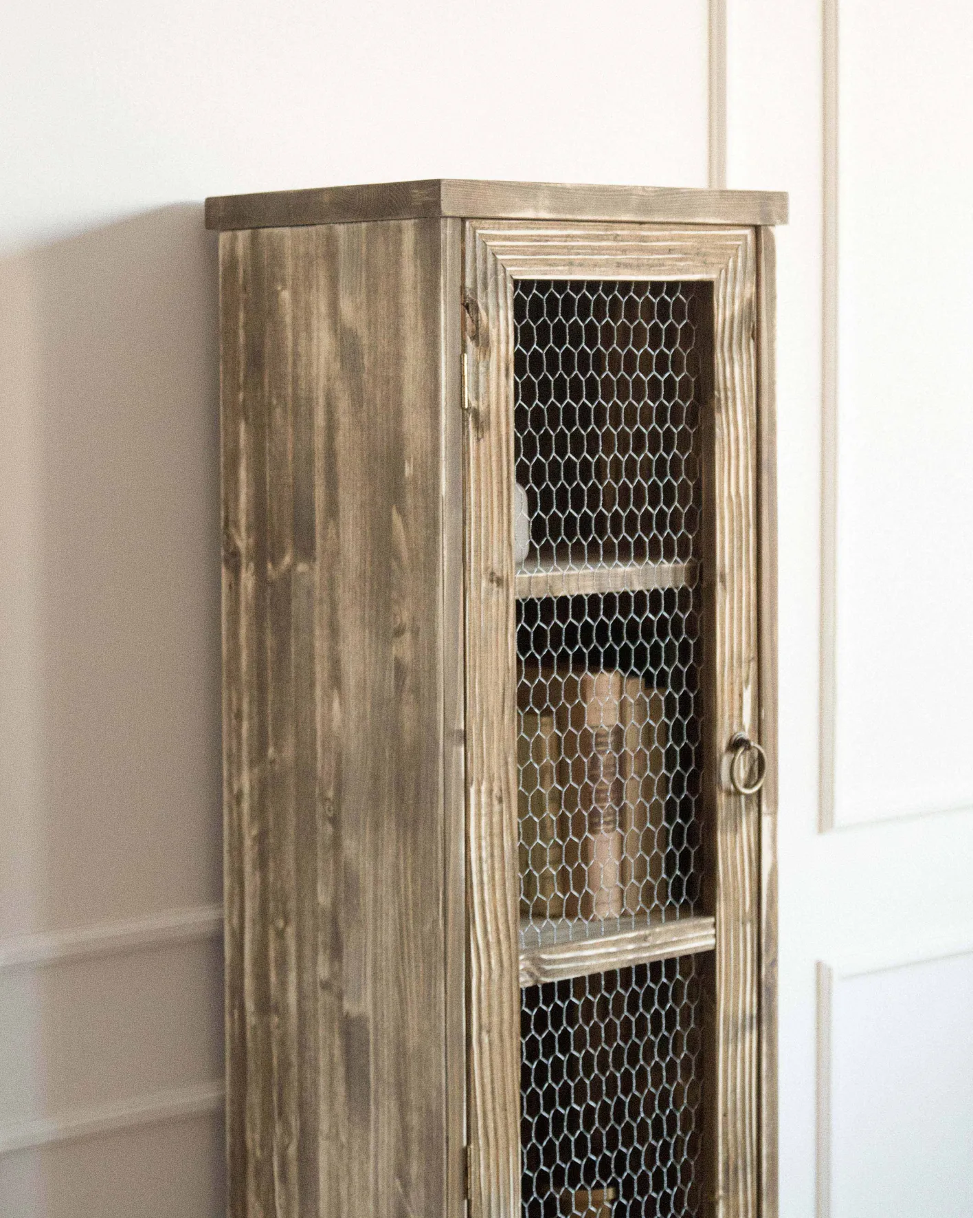 Flash Sale Hannun Armoire étroite Adar Noyerrustique