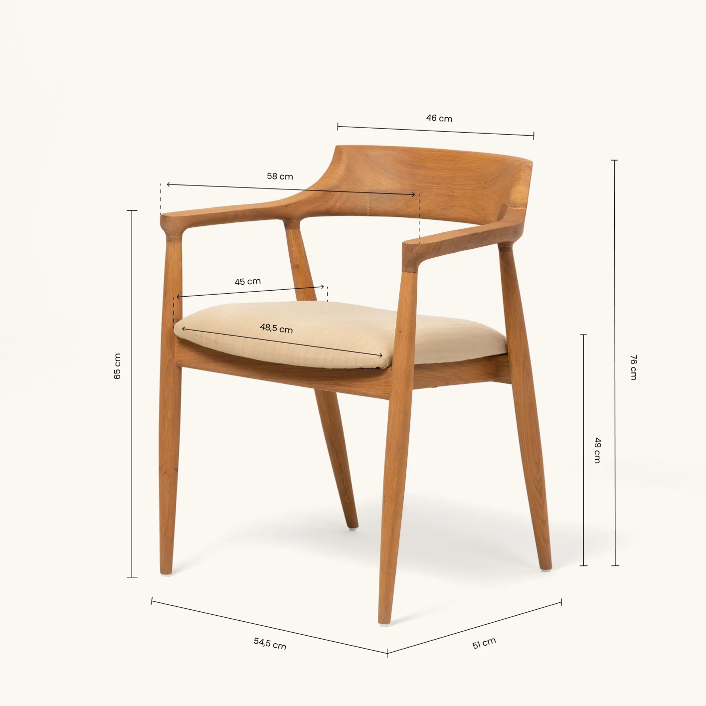 Hot Hannun Chaise Evolet FrêneTeck