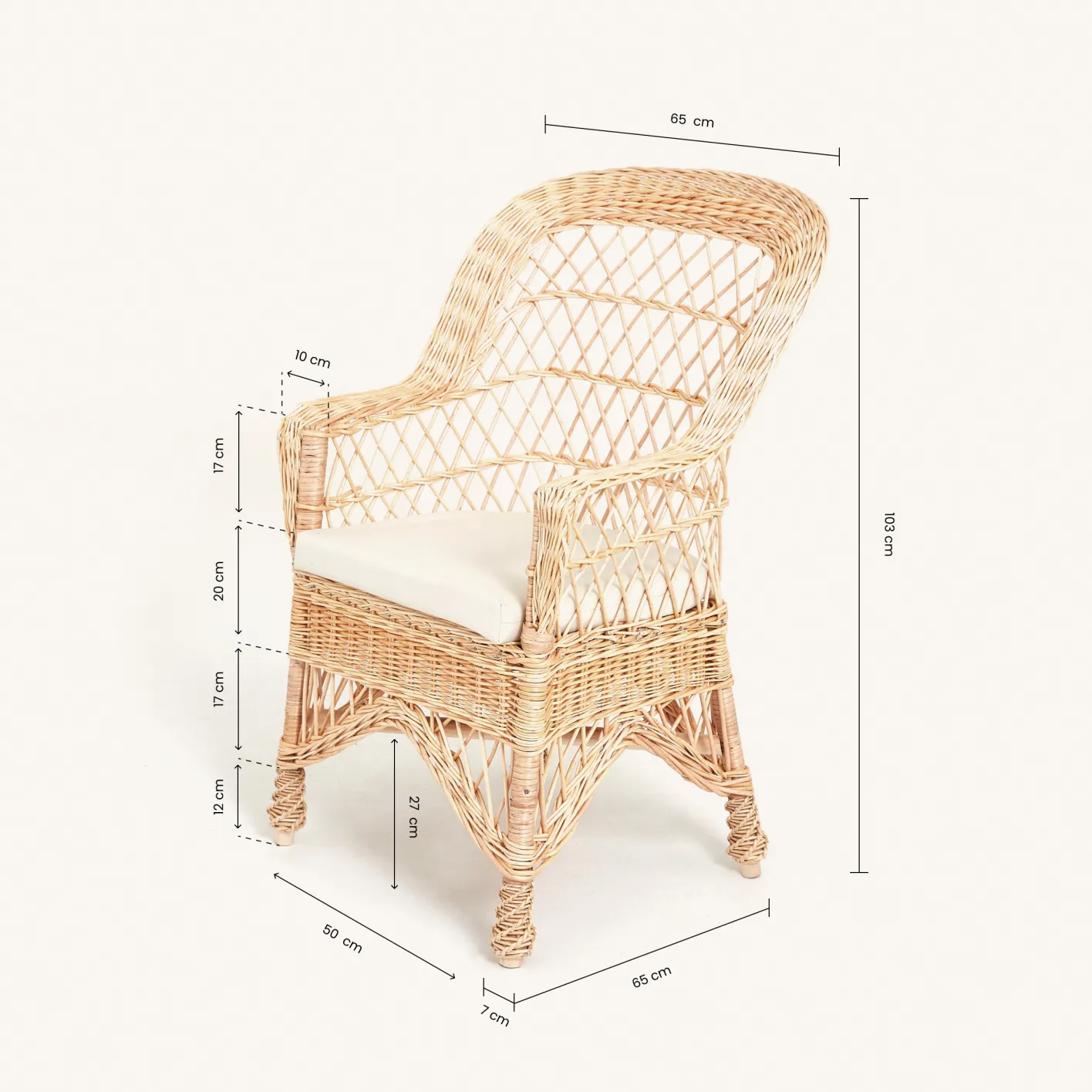 Fashion Hannun Fauteuil Nura