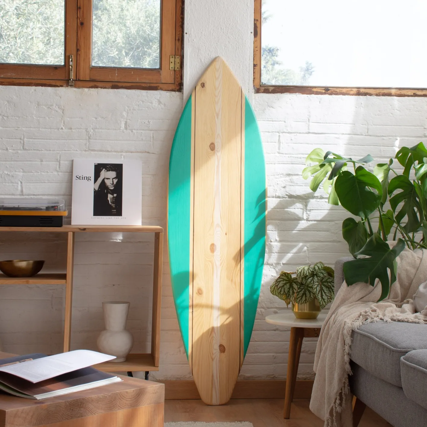 New Hannun Planche de surf décorative Ylena Multicolore