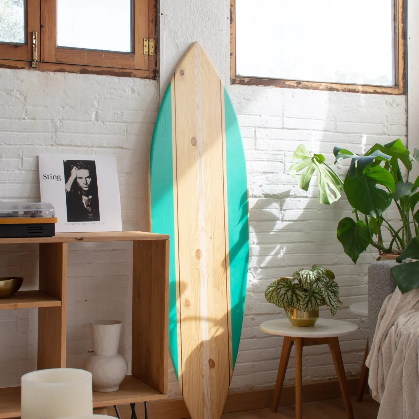 New Hannun Planche de surf décorative Ylena Multicolore