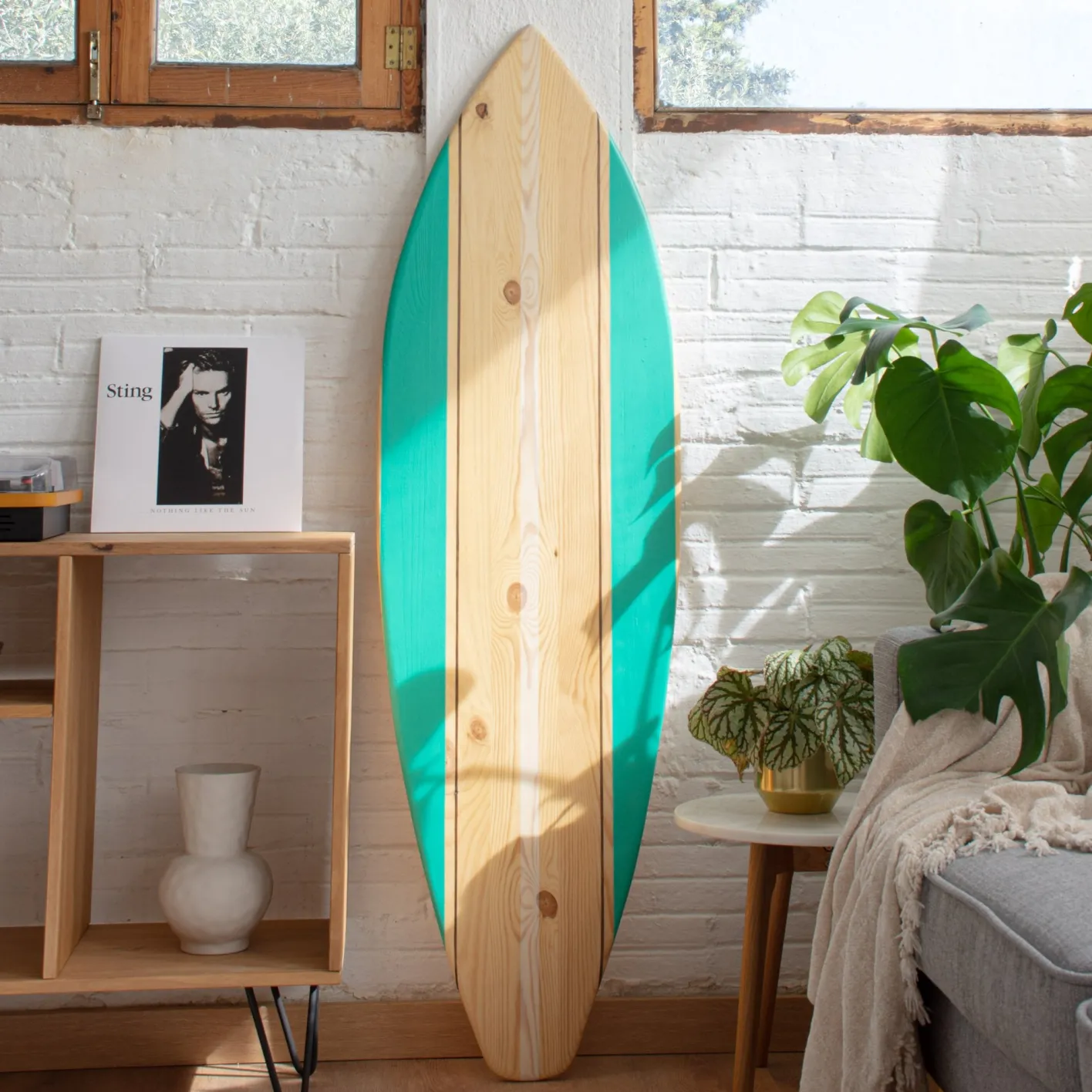 New Hannun Planche de surf décorative Ylena Multicolore