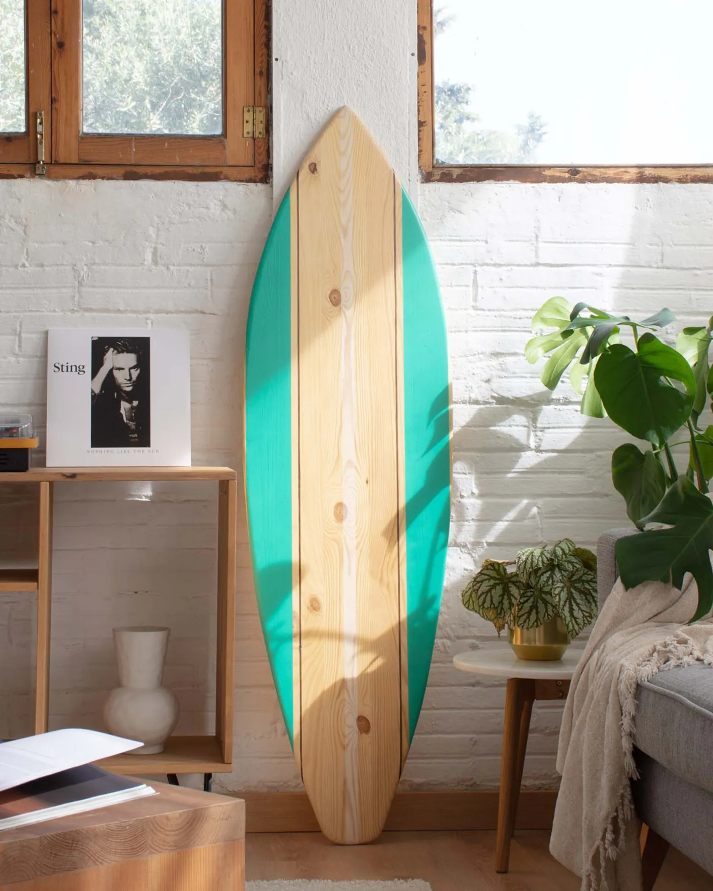 New Hannun Planche de surf décorative Ylena Multicolore