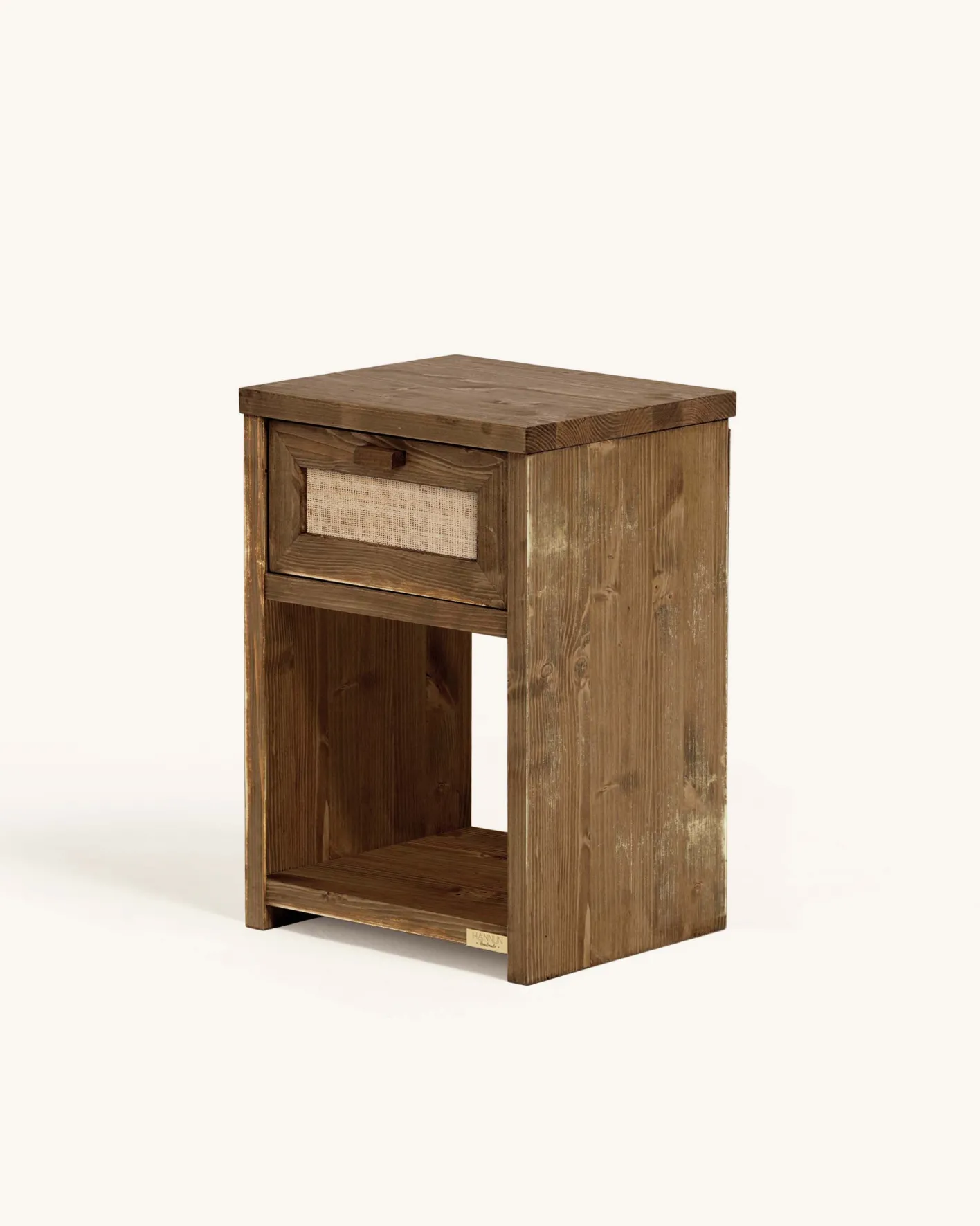 Cheap Hannun Table de chevet avec tiroir Marnie