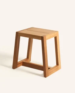 Outlet Hannun Tabouret d'extérieur Carlo Iroko