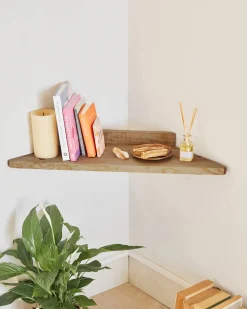 Flash Sale Hannun Étagère d'angle Erinome en bois récupéré